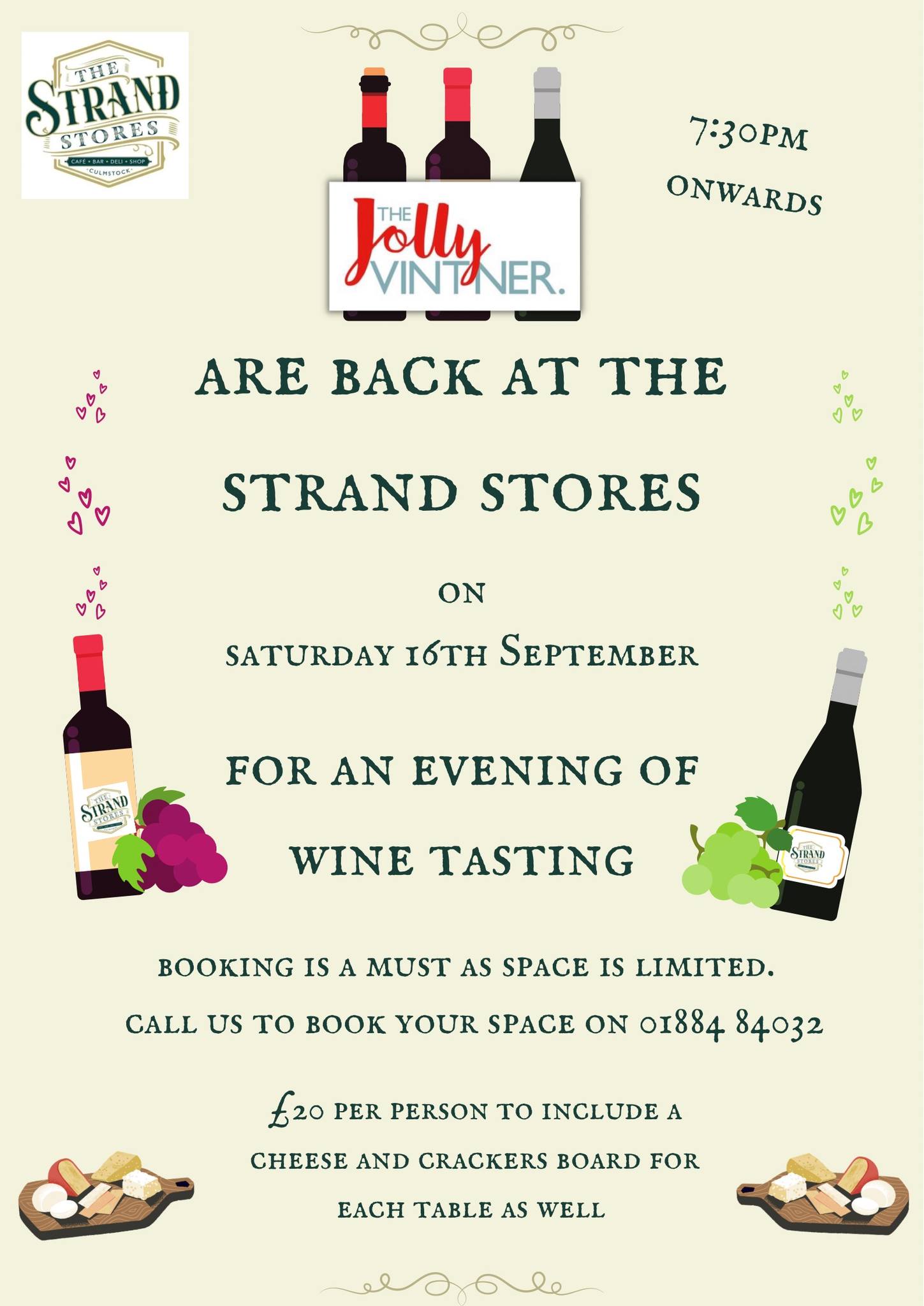 Wine Tasting at The Strand Stores, Culmstock